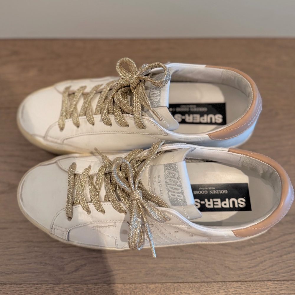 Metallic superstar Golden goose nwt! - Picture 16 of 16